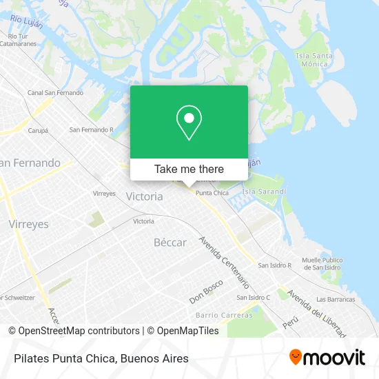 Pilates Punta Chica map