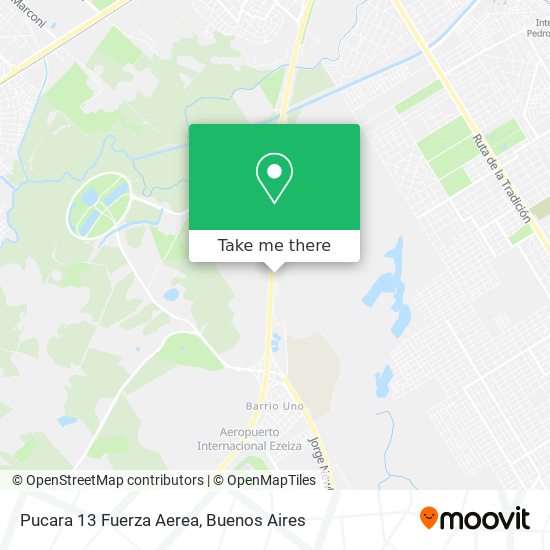Pucara 13 Fuerza Aerea map