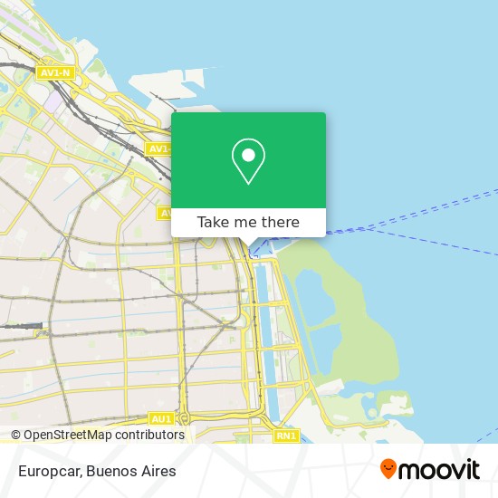 Europcar map