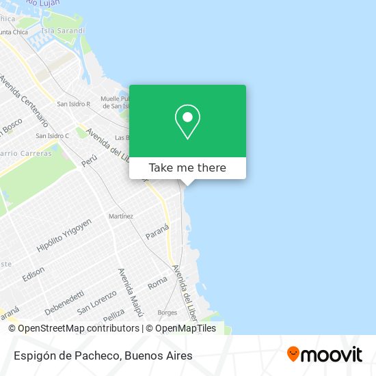 Mapa de Espigón de Pacheco