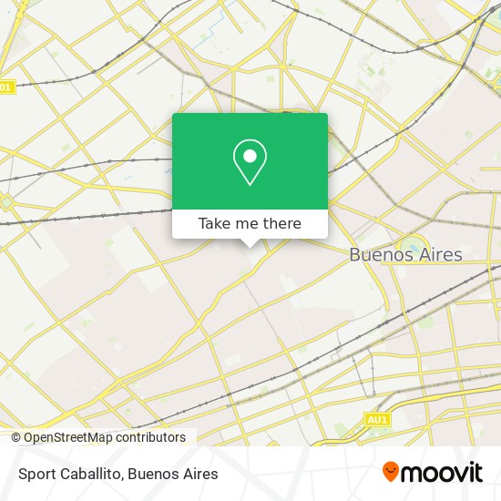 Sport Caballito map