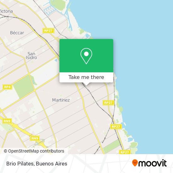 Brio Pilates map