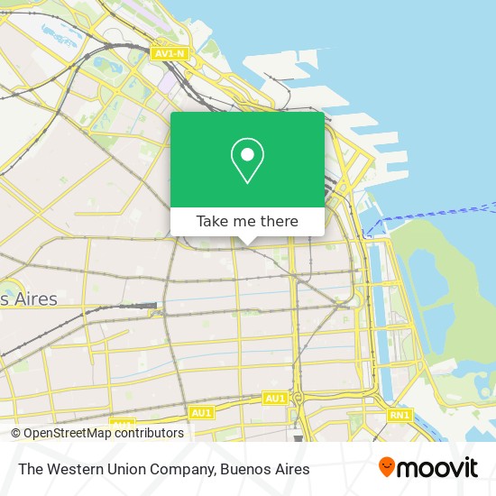 Mapa de The Western Union Company