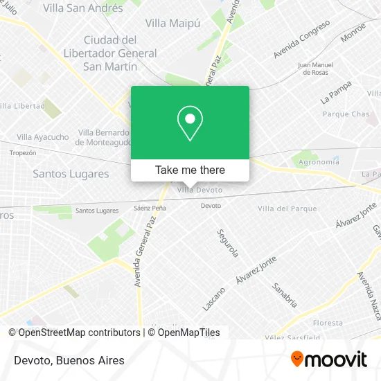 Devoto map