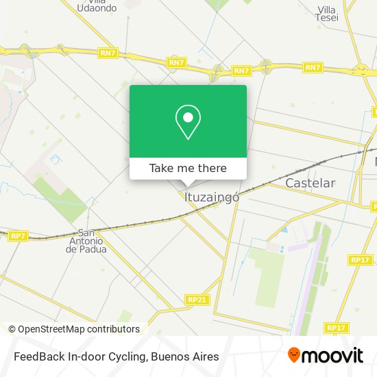 FeedBack In-door Cycling map