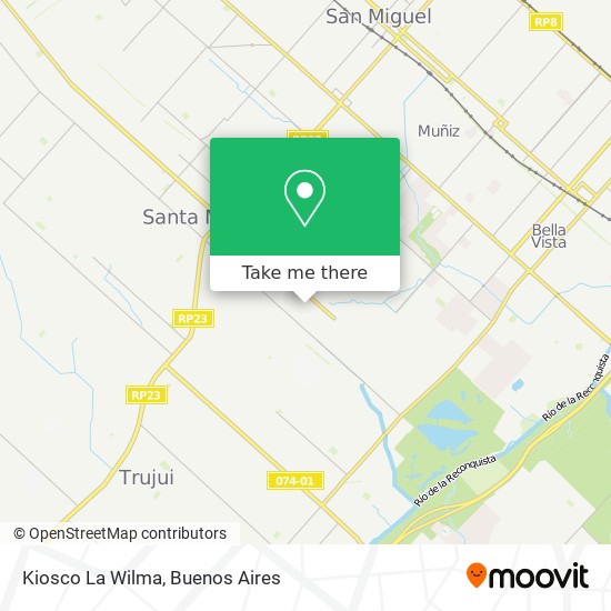 Kiosco La Wilma map