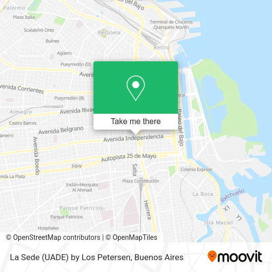 Mapa de La Sede (UADE) by Los Petersen