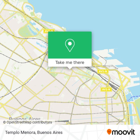 Templo Menora map