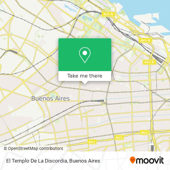 El Templo De La Discordia map