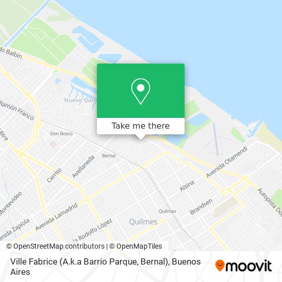 Ville Fabrice (A.k.a Barrio Parque, Bernal) map
