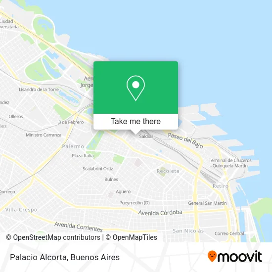 Palacio Alcorta map