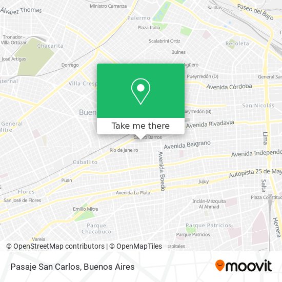 Mapa de Pasaje San Carlos