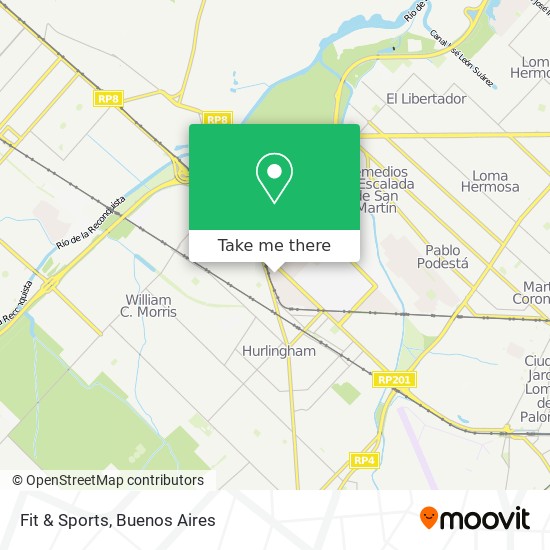 Fit & Sports map