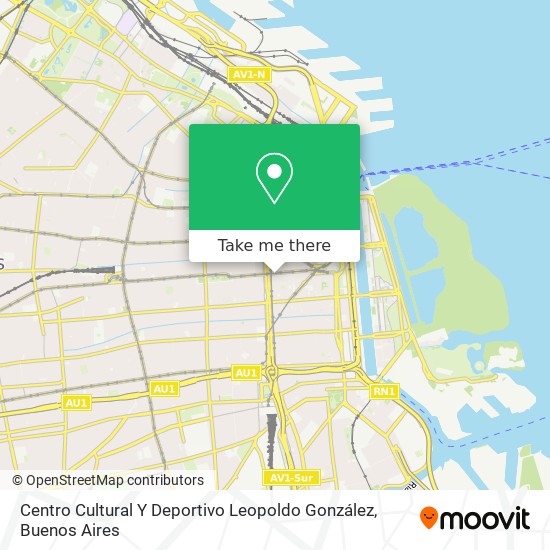 Mapa de Centro Cultural Y Deportivo Leopoldo González