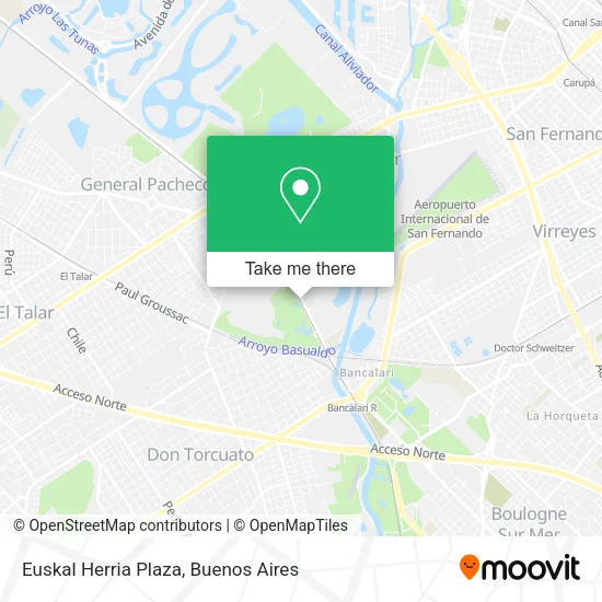 Mapa de Euskal Herria Plaza