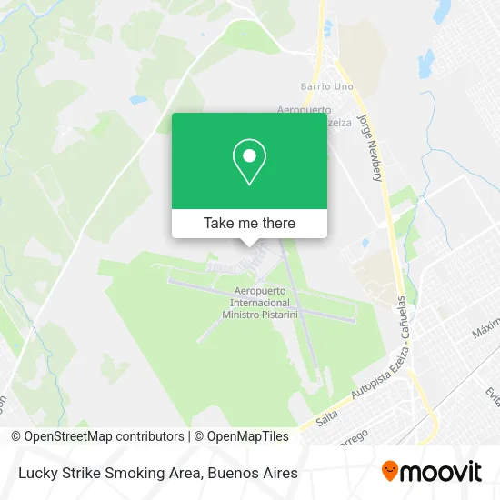 Mapa de Lucky Strike Smoking Area