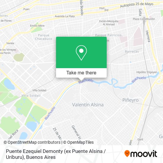 Puente Ezequiel Demonty (ex Puente Alsina / Uriburu) map