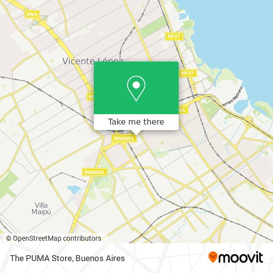 The PUMA Store map