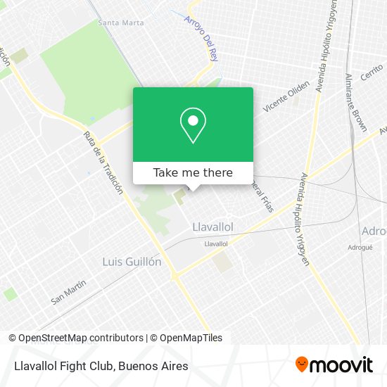 Llavallol Fight Club map