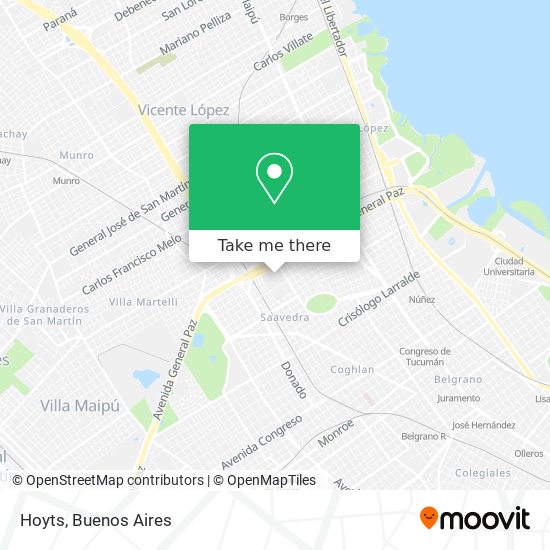 Hoyts map