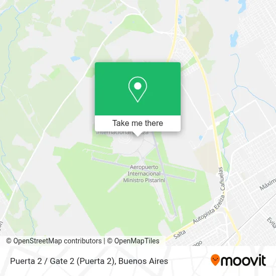 Puerta 2 / Gate 2 map