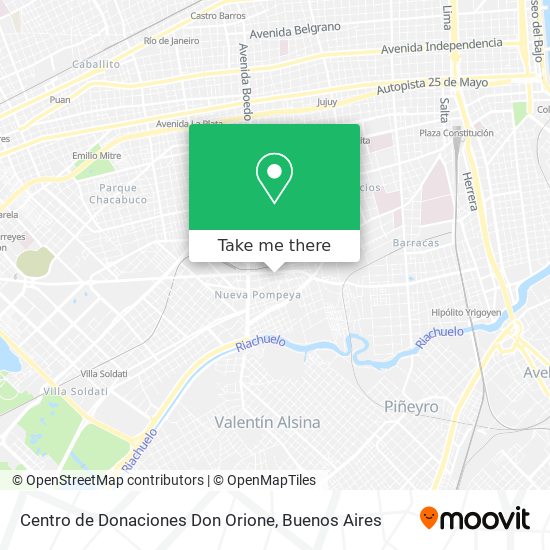 Centro de Donaciones Don Orione map