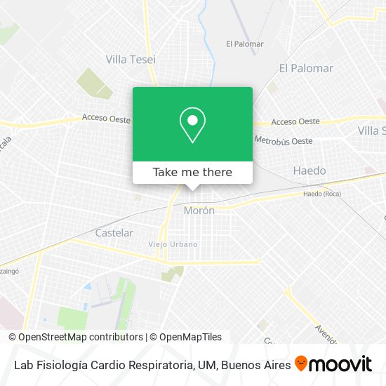 Lab Fisiología Cardio Respiratoria, UM map