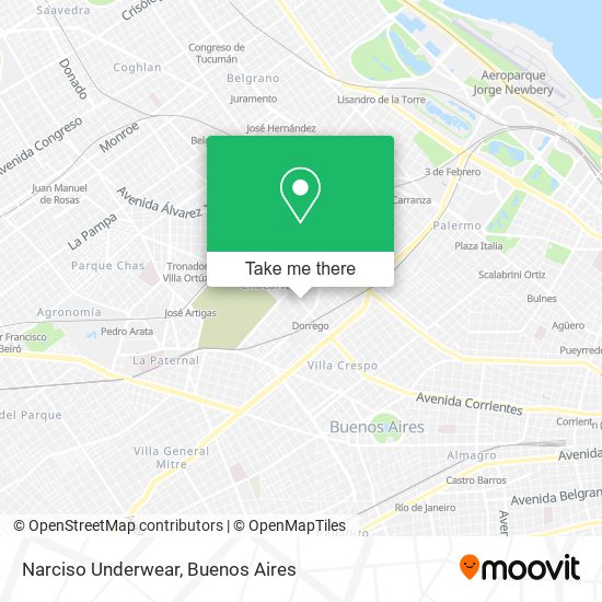 Mapa de Narciso Underwear
