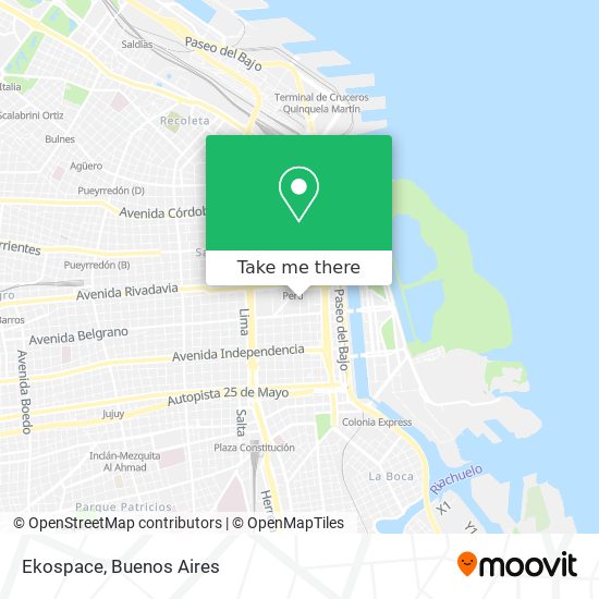 Mapa de Ekospace