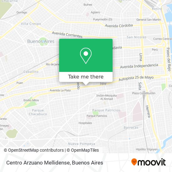 Centro Arzuano Mellidense map