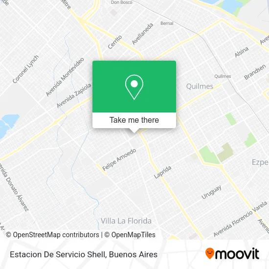 Mapa de Estacion De Servicio Shell