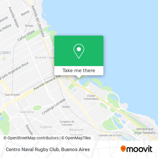 Centro Naval Rugby Club map