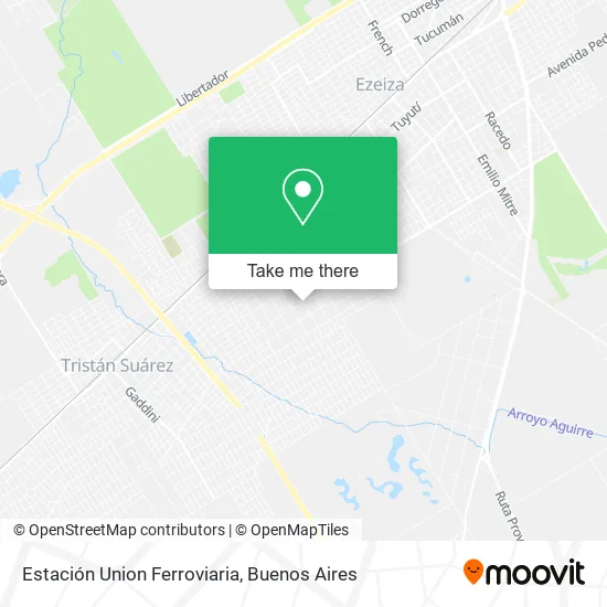 Mapa de Estación Union Ferroviaria