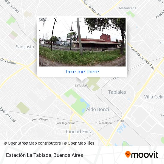 Estación La Tablada map