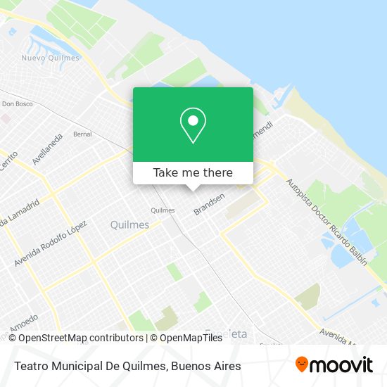 Teatro Municipal De Quilmes map