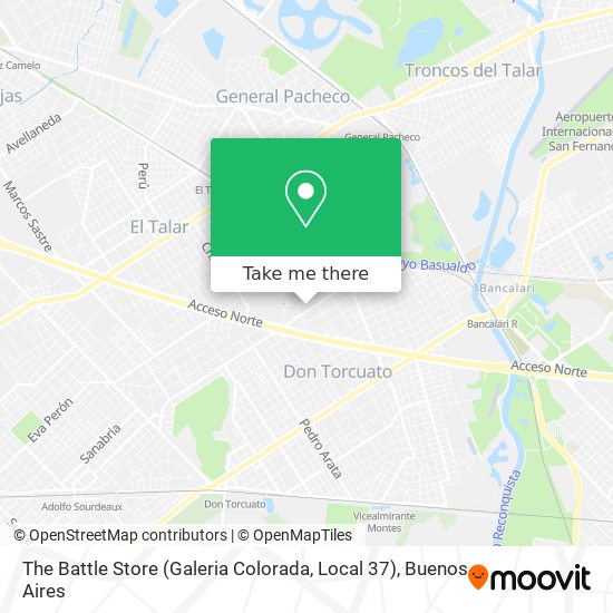 The Battle Store (Galeria Colorada, Local 37) map