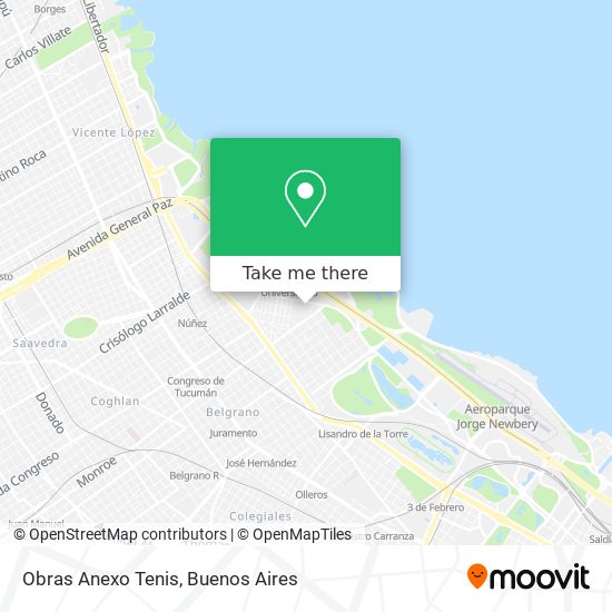 Mapa de Obras Anexo Tenis