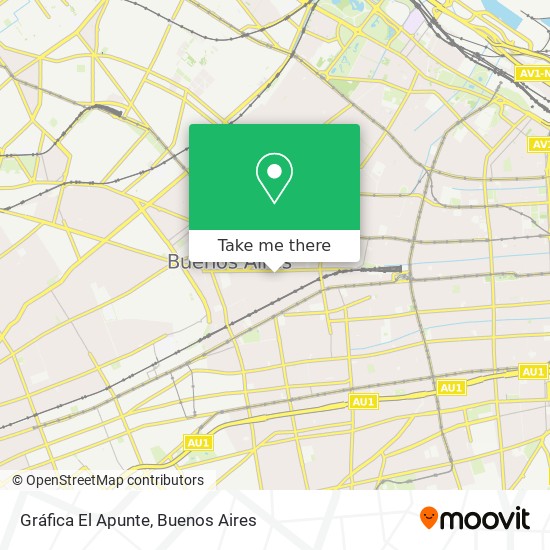 Gráfica El Apunte map