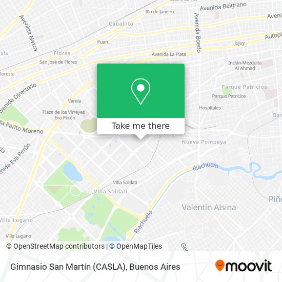 Gimnasio San Martín (CASLA) map