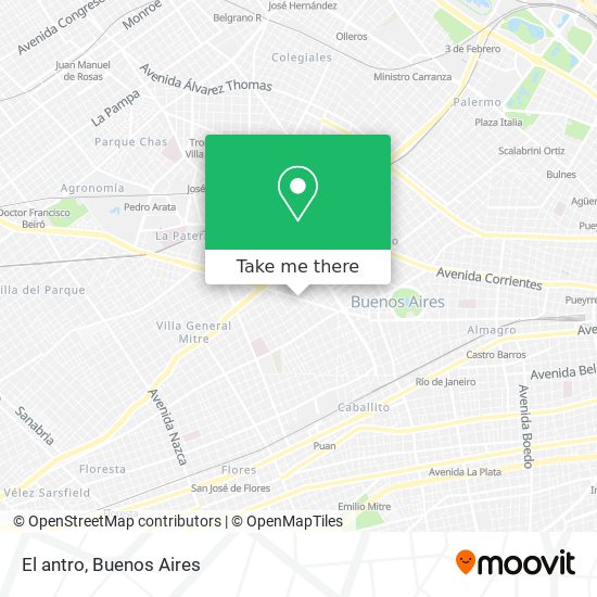 Mapa de El antro