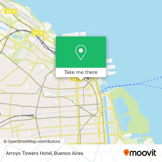 Mapa de Arroyo Towers Hotel