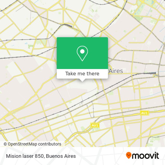 Mision laser 850 map