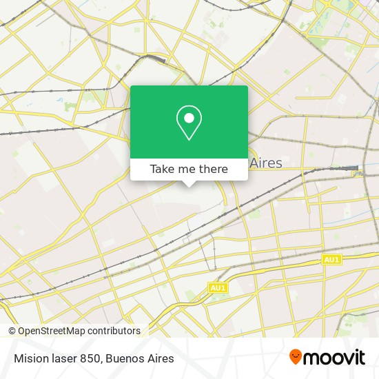 Mapa de Mision laser 850