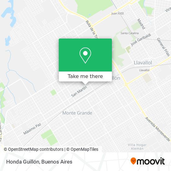 Honda Guillón map