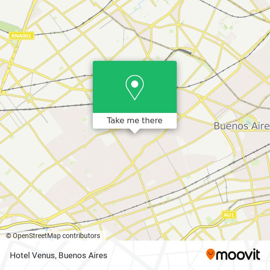 Mapa de Hotel Venus