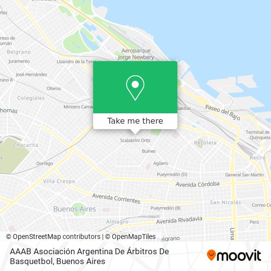 AAAB Asociación Argentina De Árbitros De Basquetbol map