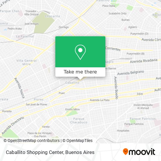 Caballito Shopping Center map