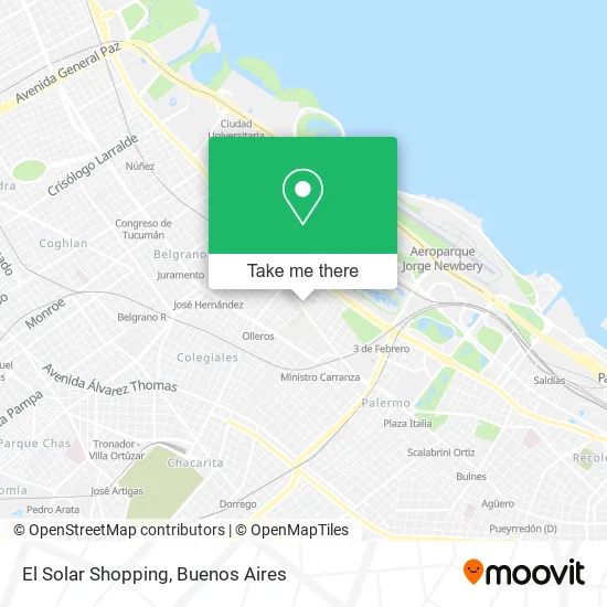 Mapa de El Solar Shopping