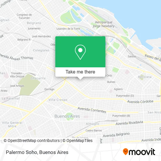 Mapa de Palermo Soho