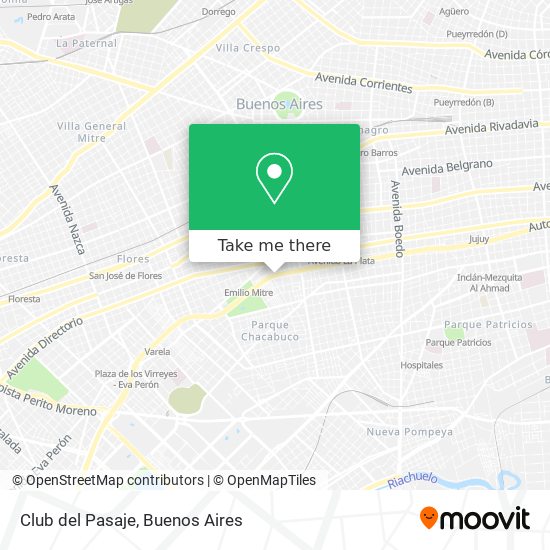 Club del Pasaje map